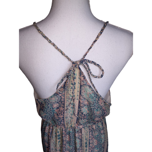 American Eagle Paisley Boho Print Maxi Dress - sheer and flowy - size M - Picture 10 of 16